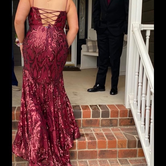 Red Prom Dress - Picture 4 of 4